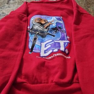 Universal Studios E.T. Graphic Red Sweatshirt